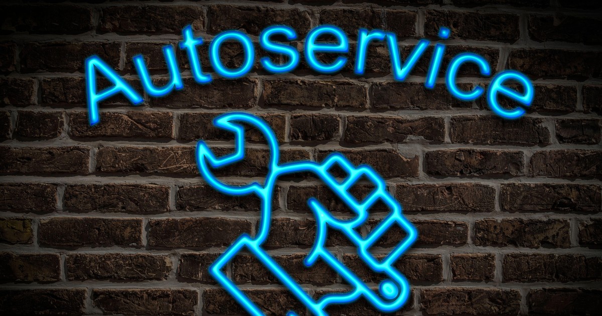 Semn pentru service auto