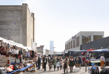 Piața Abattoirs d’Anderlecht. Foto: Filip Dujardin