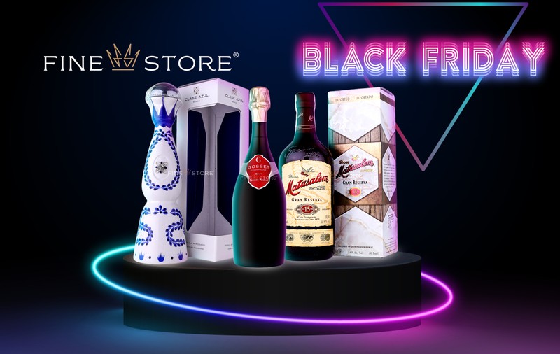 Profită de Black Friday la FineStore! Rafinează-ți gusturile la băuturi și alege cadourile de Crăciun la prețuri speciale!