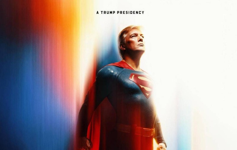 Donald Trump, în costum de Superman. Cum arată președintele SUA în hainele supereroului: „Simbolul speranței”