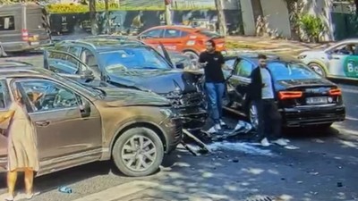 Toto Dumitrescu, fiul lui Ilie Dumitrescu, la câteva secunde după accidentul din Primăverii