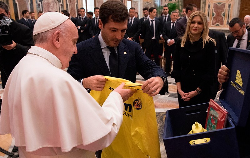 Mesajul lui Papa Francisc pentru fotbaliștii celebri