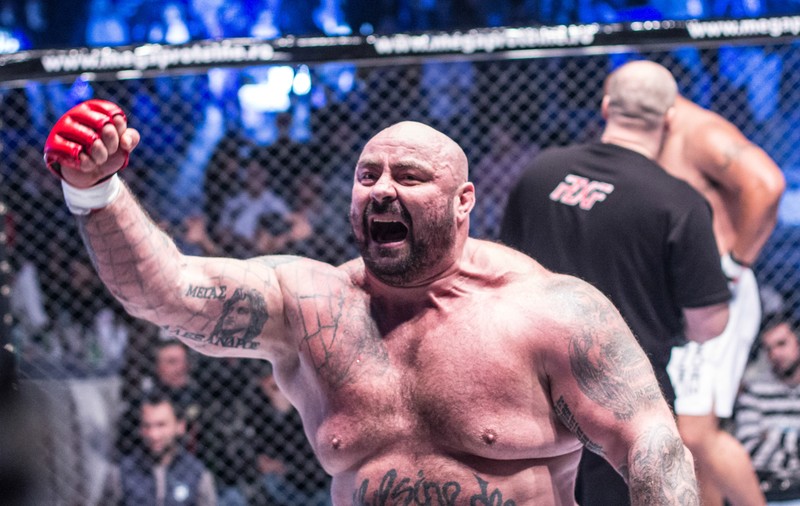 Meci tare la Cluj: Alexandru Lungu vs Jeff Monson! GALERIE FOTO