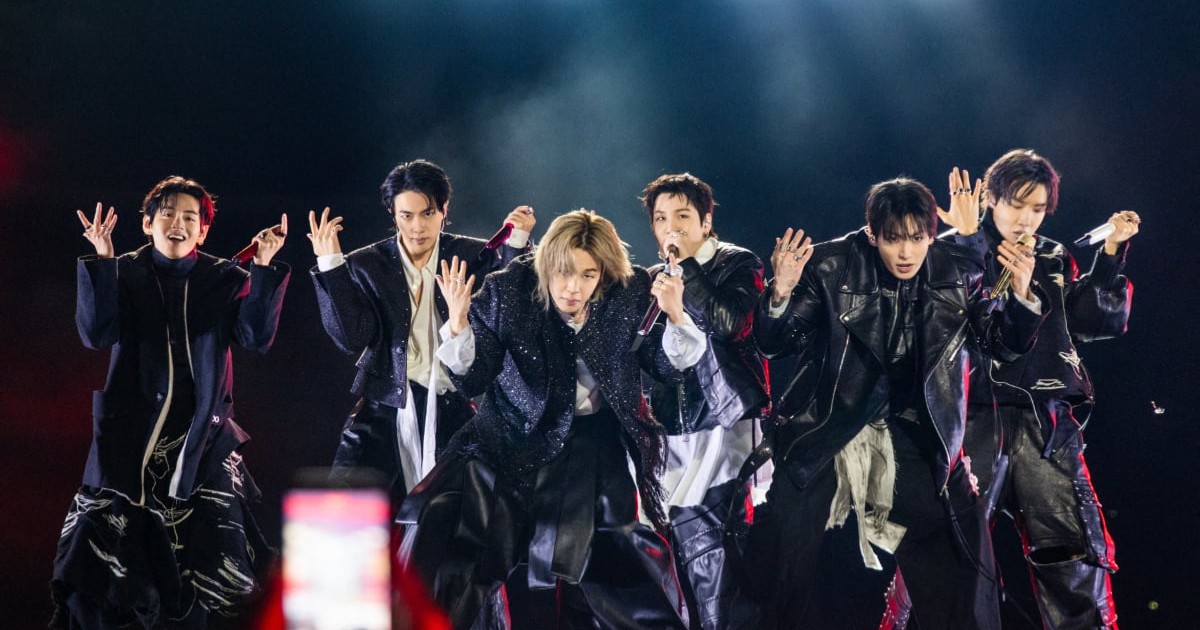 Trupa BTS la primul concert organizat după mult timp