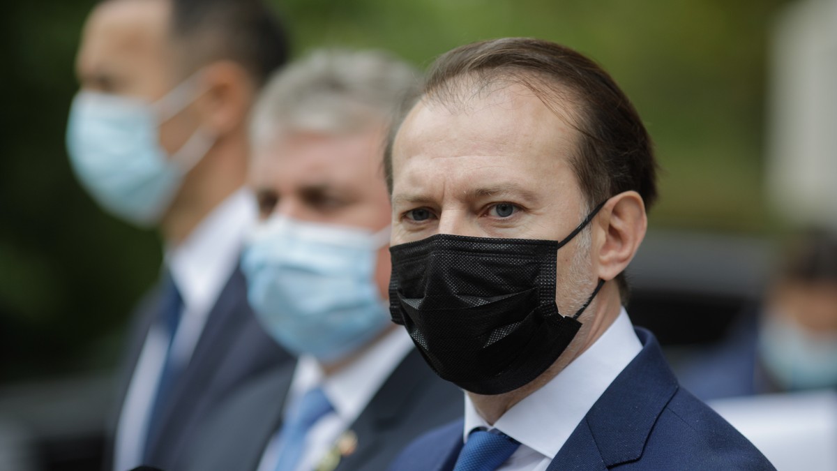 Florin Cîțu, după consultările de la Cotroceni foto: Inquam Photos / George Calin