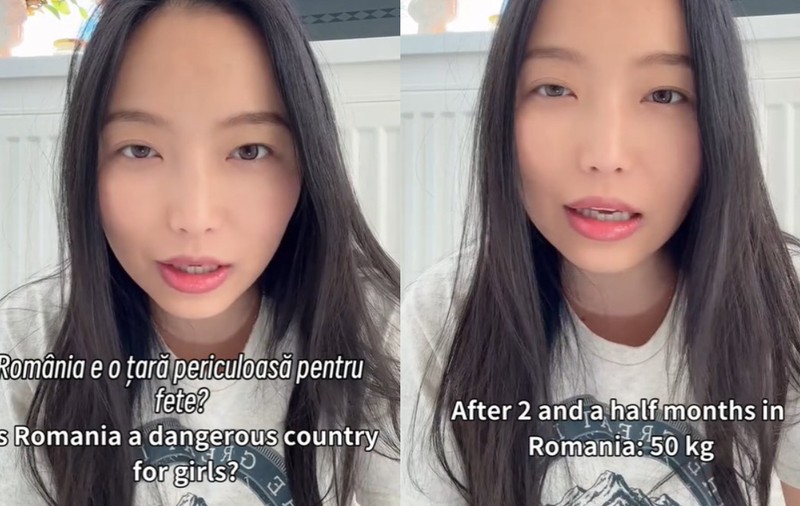 O influenceriță care s-a mutat din China în Bacău explică de ce crede că România este o țară periculoasă pentru fete