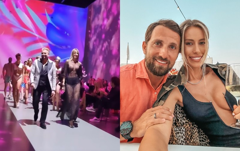 Imagini cu Gabriela Prisăcariu într-o rochie transparentă, fără sutien. Ce părere are Dani Oțil: „Când Cătălin Botezatu mă prinde, mă dezbracă”