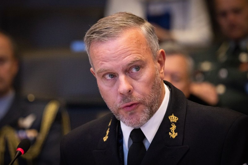Amiralul Rob Bauer, președintele Comitetului militar al NATO. Foto: Hepta