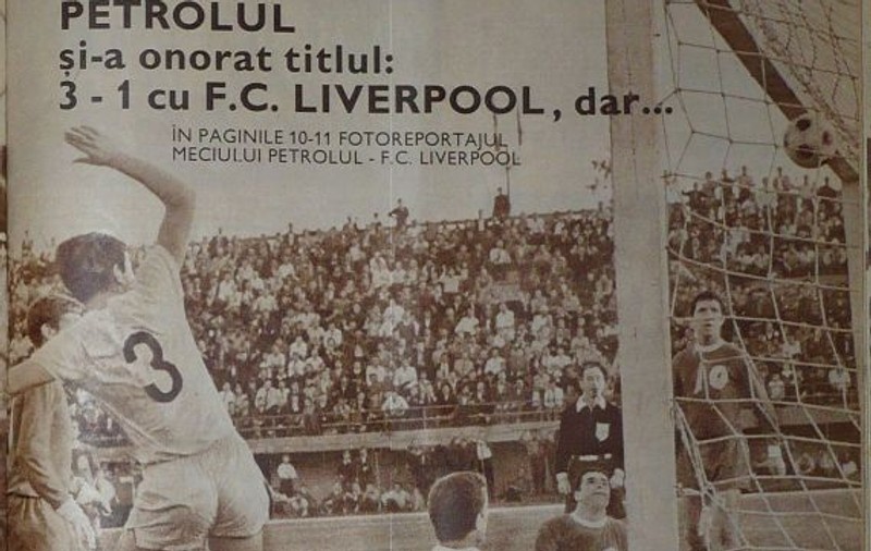 Petrolul sărbătoreşte mâine 45 de ani de la victoria cu Liverpool (3-1)