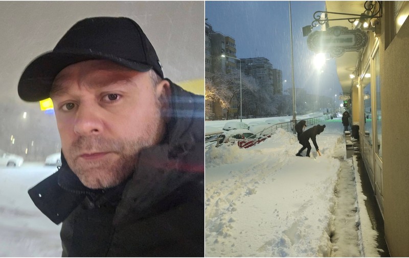 Ciprian Ciucu a ieșit la miezul nopții pe străzile din București. Dimineața, Primăria îi lăuda pe cetățeni că au deszăpezit orașul: „Primarul coordonează situația. Par mobilizați”