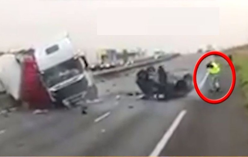 Un român a ajuns erou în Franța după ce a salvat o fetiță de 9 ani. "Mașina e toată fărâmată"
