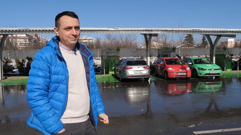 Tudor Roşca, proprietar de maşină electrică