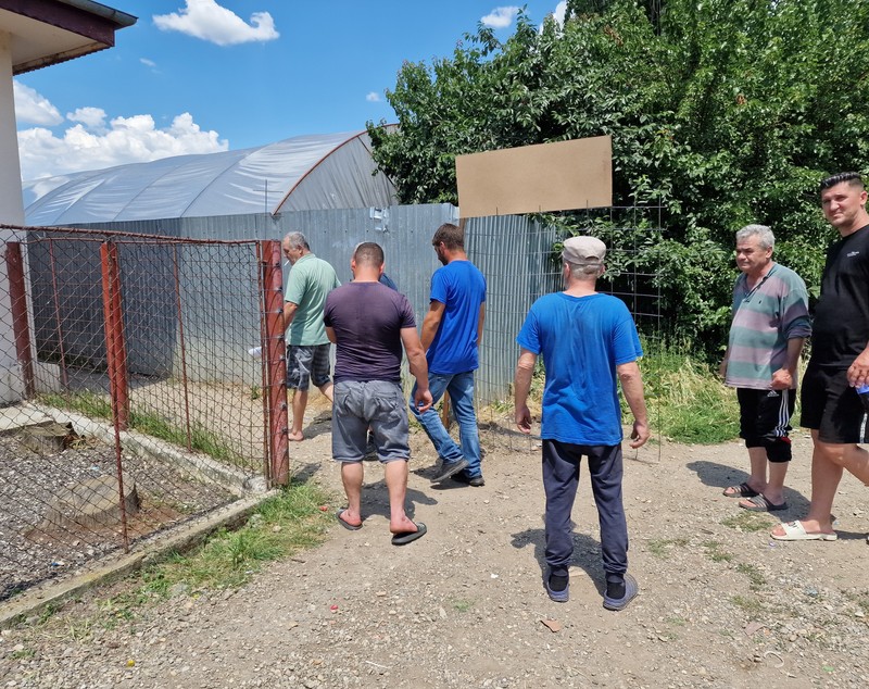 REPORTAJ Lacrimogene de campanie în Mihăilești, Giurgiu: polițiști înarmați și jandarmi au venit să oprească un protest față de primar
