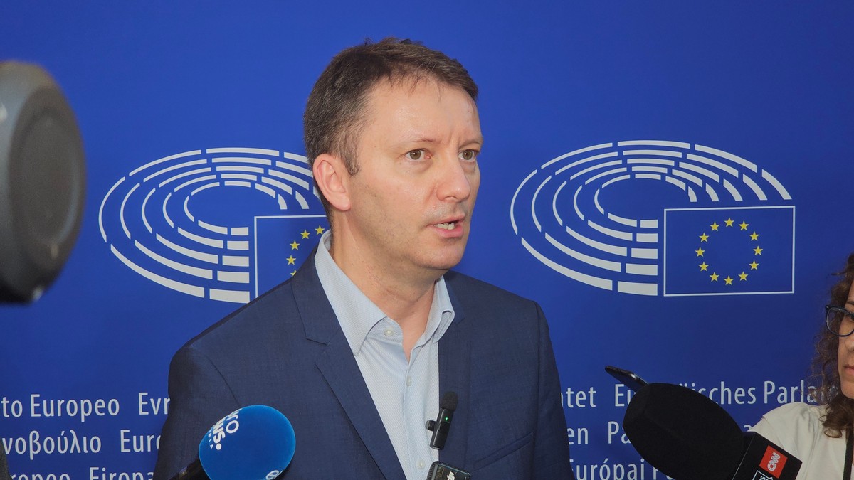 Siegfried Mureșan, luni, 14 septembrie, în Parlamentul European de la Strasbourg. Foto: Cristian Otopeanu / Libertatea