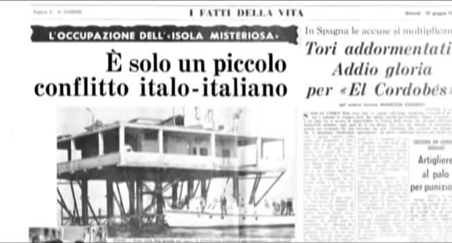 Un articol despre ocuparea insulei, în iunie 1968