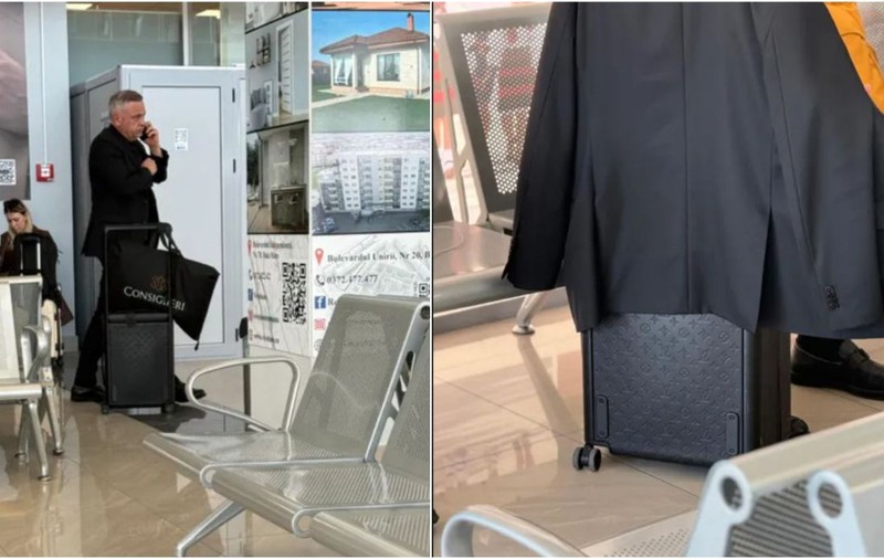Ministrul Florin Barbu se afișează cu o valiză Louis Vuitton de mii de euro: „E un cadou. Nu cunosc marca, nu știu cât costă”