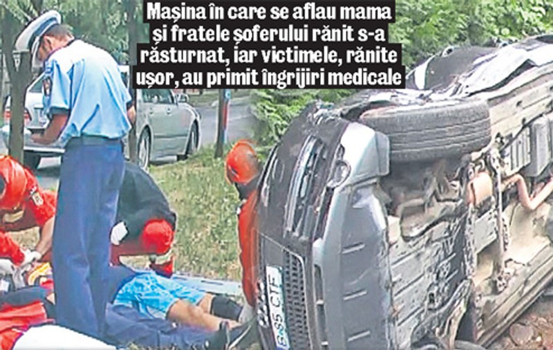 Mamă şi fiu, implicaţi în două accidente grave pe acelaşi drum