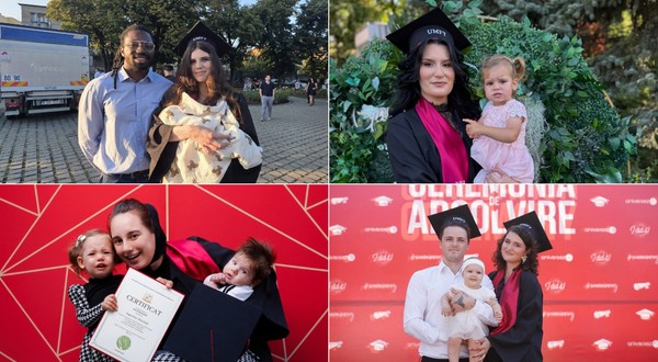 Sabrina, Ioana, Elisabeth, Coral și Denis, mămicile eroine de la medicină