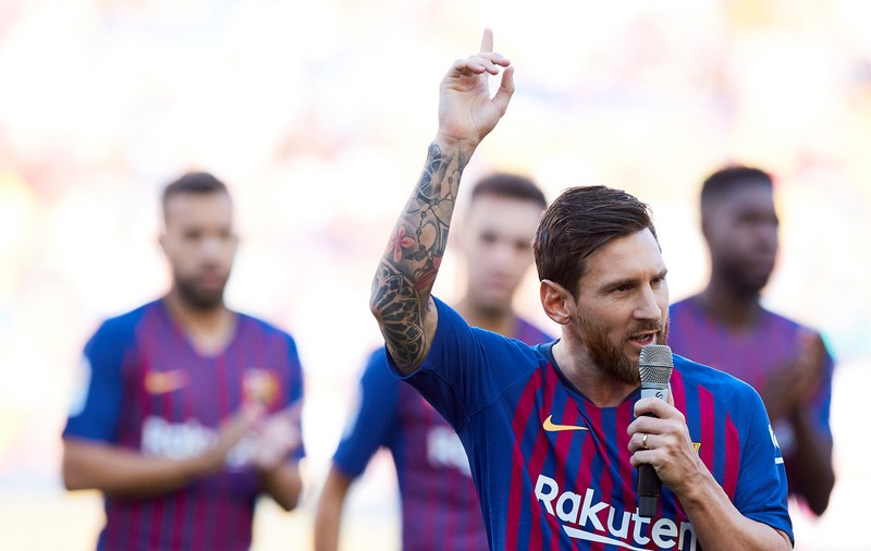 Prima promisiune făcută de Lionel Messi în calitate de căpitan al Barcelonei