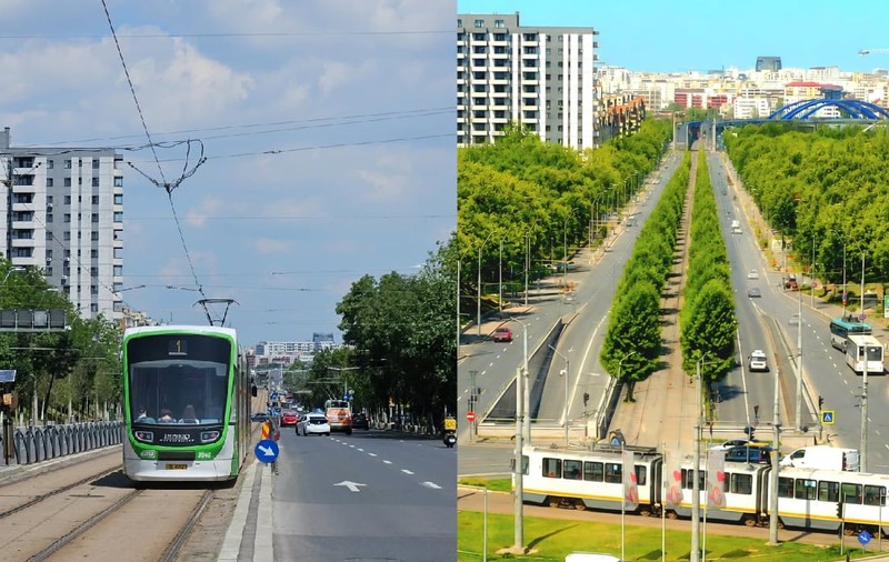 Încep lucrările de amenajare a scuarului central de pe Calea Văcărești, din București. Se lucrează doar pe timp de noapte