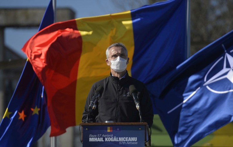 România ar putea găzdui grupuri de luptă NATO „pe termen lung”, anunță secretarul Alianței de la baza din Constanța