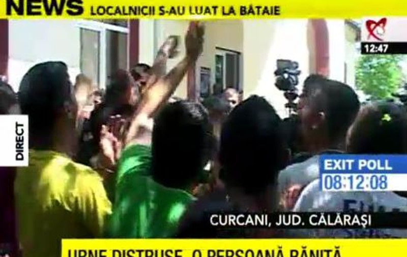 ALEGERI LOCALE 2012 | SCANDAL URIAŞ LA VOT. Bătaie, proteste, urne distruse şi un rănit în Călăraşi