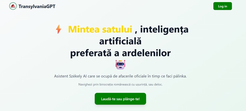Captură de pe site-ul erdely-gpt.ro 