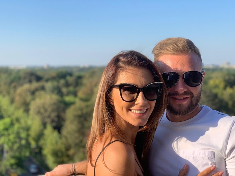 Ilinca Vandici și soțul ei