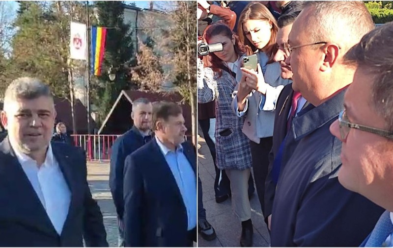 Candidații la prezidențiale au ajuns la slujba de la Catedrala Mitropolitană Iași, pentru Sfânta Parascheva