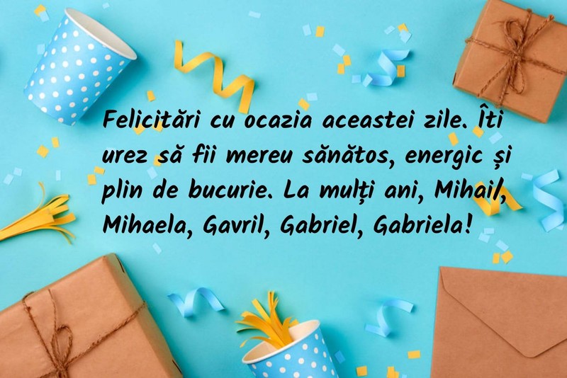 Mesaje de Sfinții Mihail și Gavril pentru prieteni și familie