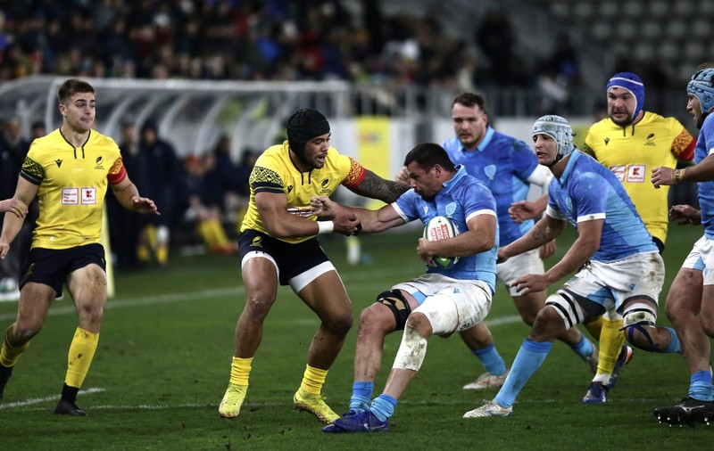 România a pierdut meciul test cu Uruguay la rugby, pe Arcul de Triumf din București