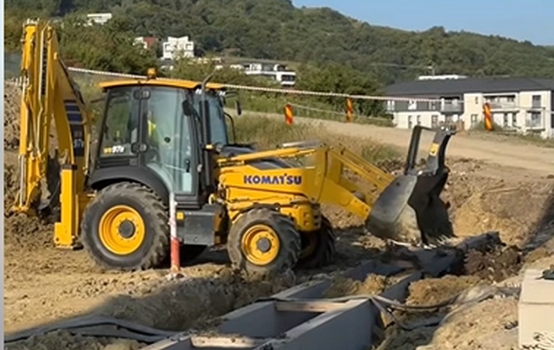 Primele imagini cu lucrările de la metroul din Cluj: a început construcția puțului de lansare