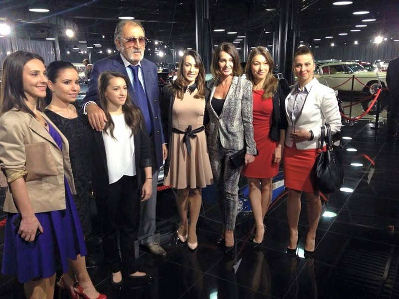 Nadia Comăneci alături de Ion Țiriac șiu alte nume mari din lumea sportului la inaugurarea ”Țiriac Colection”