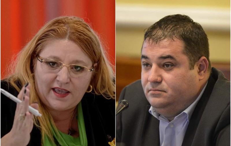 Dialog cu jigniri în Parlament, între deputatul PSD Adrian Solomon și senatoarea Diana Șoșoacă: „Luați «dulapul» ăsta de aici!”/ „Dulap e mă-ta”