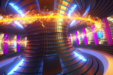Randare 3D a unui reactor de fuziune nucleara