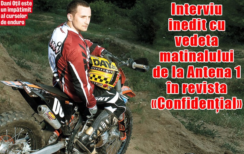 Dani Oţil a plâns la primul concurs cu motocicleta