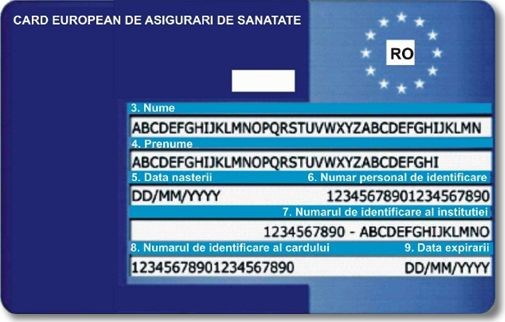 Ce conține cardul european de sănătate