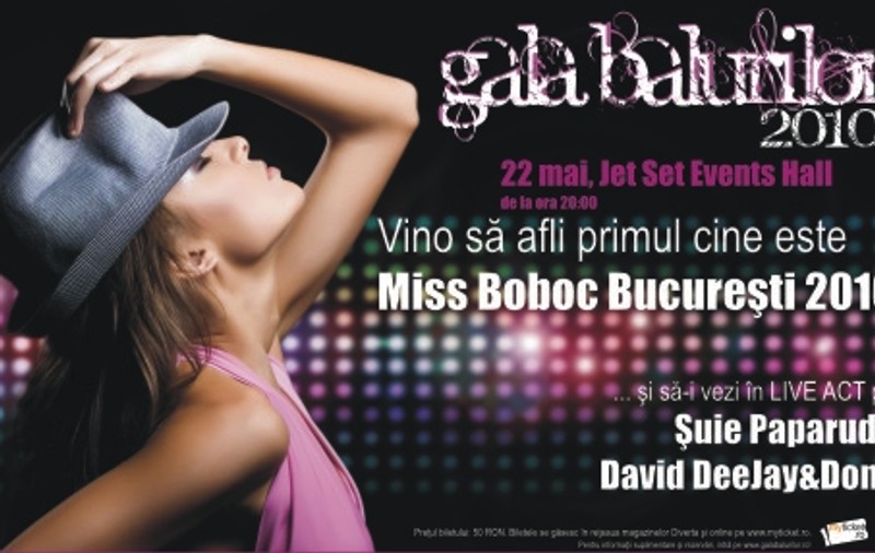 Şuie Paparude şi David Deejay cântă la Gala Balurilor 2010