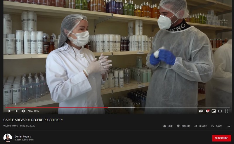 Videoclipul postat de Dorian Popa pe YouTube nu mai este public acum