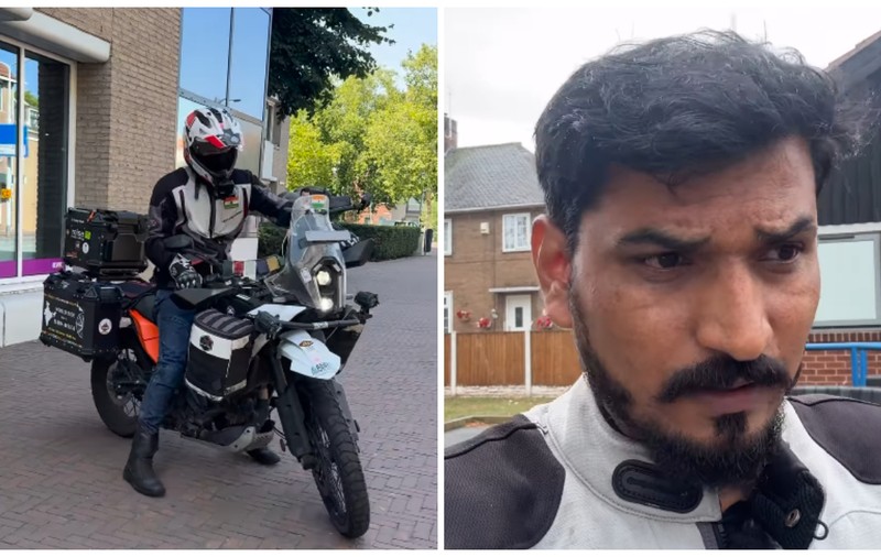 Motociclistului care a traversat 17 țări într-o călătorie în jurul lumii i s-a furat motocicleta în Marea Britanie