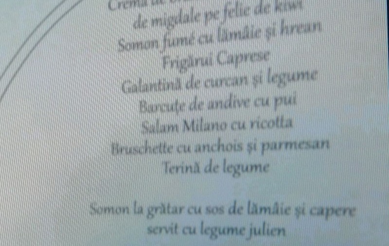 MENIUL SOFISTICAT de la NUNTA OANEI ROMAN! Cu CE ÎI RĂSFAŢĂ pe INVITAŢI?