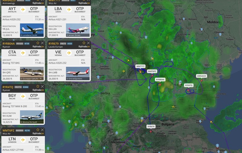 Trei însoțitoare de zbor de la bordul unui avion de pe ruta Hamburg - București, rănite în timpul unor turbulențe