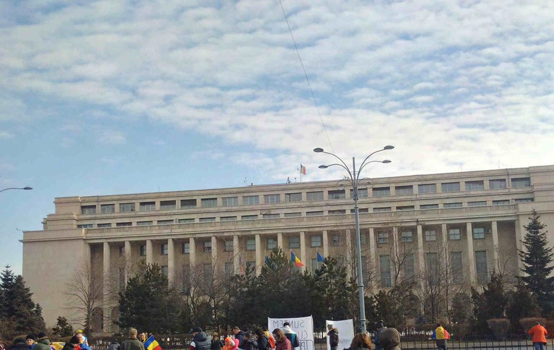 Studenții clujeni au ajuns în București pentru a protesta