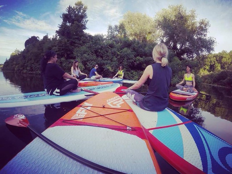 Yoga pe apă...