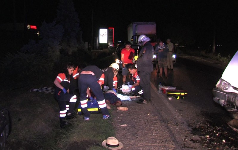Accident soldat cu un mort şi doi răniţi pe drumul ce leagă Buzăul de Brăila GALERIE FOTO