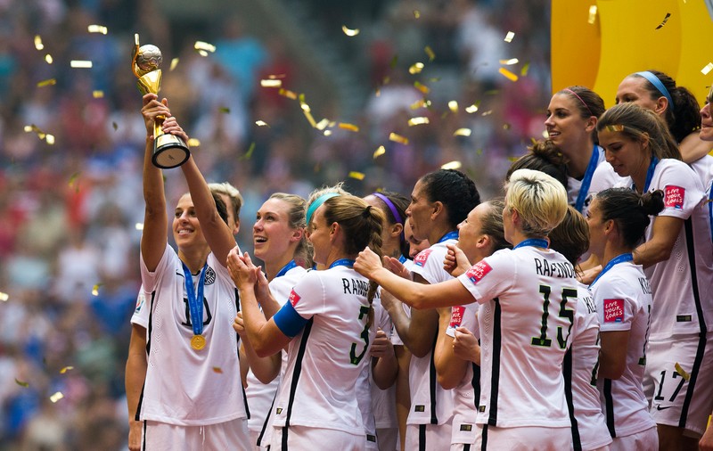 Naționala feminină a SUA, campioană mondială! Gol de la jumătatea terenului / VIDEO