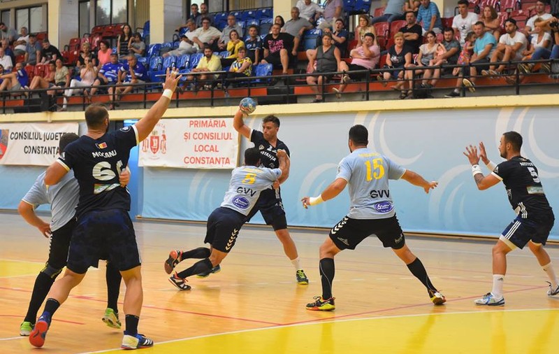 Cupa EHF la handbal masculin. HC Dobrogea Sud Constanța, în turul III. Steaua a câștigat prima manșă