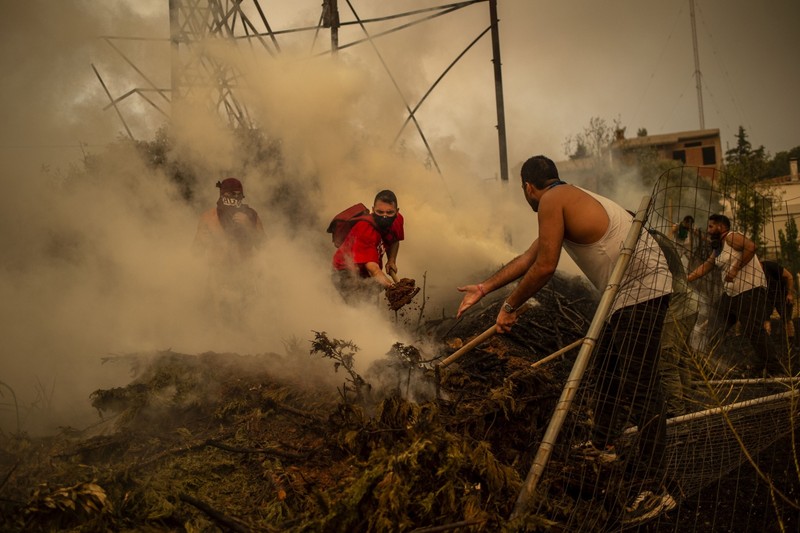 Focul a mistuit totul în mai multe zone ale Greciei | Foto: Hepta