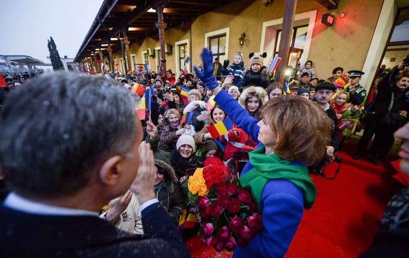 Trenul Regal a ajuns la Sibiu. Destinație finală pentru călătoria simbolică de Ziua Națională a României