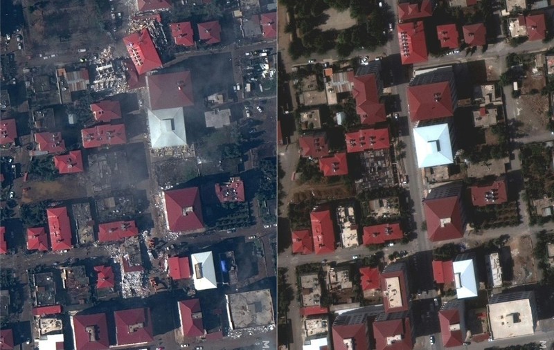 Calamitatea din Turcia, văzută din spațiu. Imagini înainte și după cutremurele devastatoare